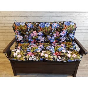 Prošívané sezení MARKUS - vzor 79 - set sedáků na zahradní lavici - různé rozměry, Mybesthome Rozměr: 100x60x50 cm