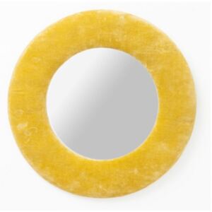 KARE DESIGN Zrcadlo Cherry O 50 cm - žluté