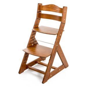 Hajdalánek Rostoucí židle MAJA - opěrka do kulata (dub tmavý, dub tmavý) MAJADUBTMAVY