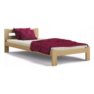 Masivní postel ARIZONA 90x200 dřevěná Barva konstrukce: Olše