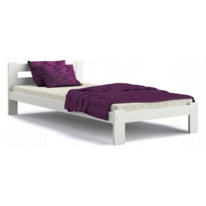Masivní postel ARIZONA 90x200 barevná Barva konstrukce: Bílá
