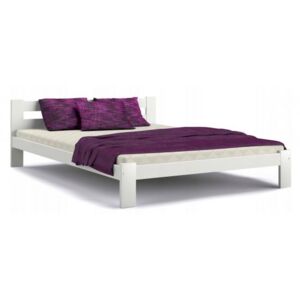 Masivní postel ARIZONA 120x200 barevná Barva konstrukce: Bílá