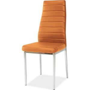 Casarredo Jídelní čalouněná židle H-261 oranžová