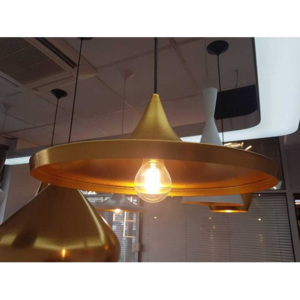 Závěsné designové LED svítidlo wide zlaté