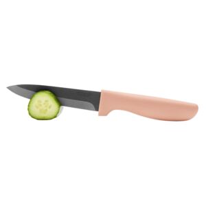 ERNESTO® Kuchyňský keramický nůž, 10 cm (světle růžová)