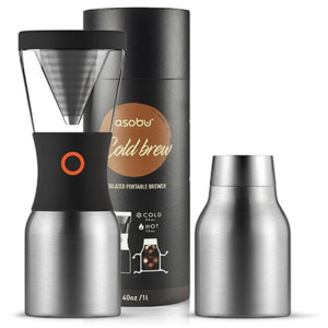 ASOBU Cold Brew Coffee KB900 - stříbrný
