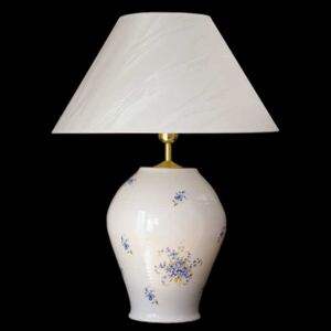 Keramická lampa D501, Dekor - Lampa se stínidlem-zlaté doplňky
