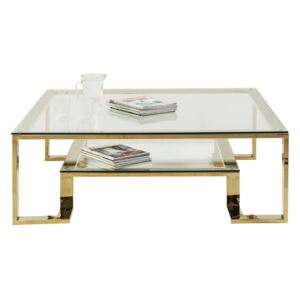 KARE DESIGN Konferenční stolek Gold Rush 120 × 120 cm, Vemzu
