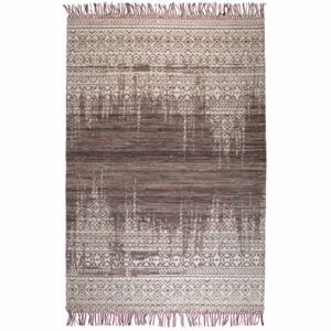 White Label Living Ručně tkaný bordový koberec WLL LIV 170 x 240 cm