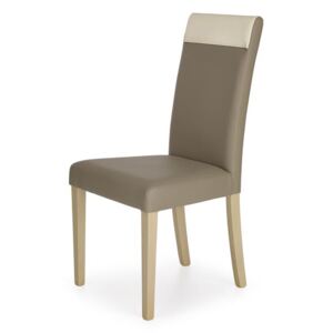 Jídelní židle NORBERT dub sonoma/béžová/krém