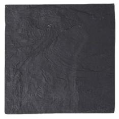 Vance Kitira břidlicový servírovací talíř čtverec černý Rozměry: 10 x 10 cm