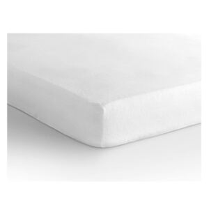 Bílé elastické prostěradlo Sleeptime Molton, 190/200 x 220/230 cm