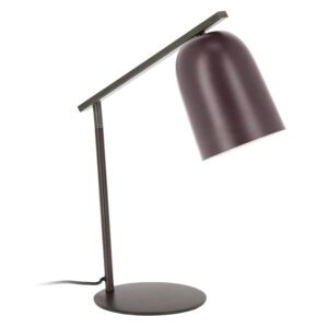 Bordová kovová stolní lampa LaForma Kadia 50 cm