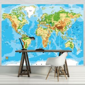 Fototapeta - Mapa světa (T030217T254184B)