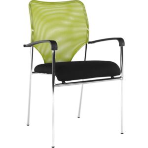 Tempo Kondela Zasedací židle, zelená/černá, UMUT