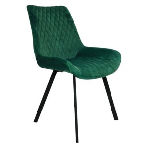 Euronábytek Čalouněná moderní jídelní židle KANSAS zelená