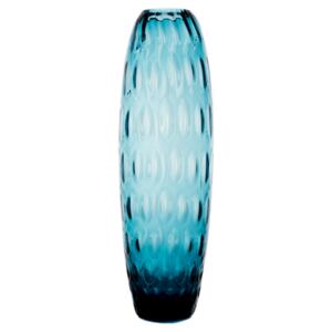 Váza Optika, barva azurová, výška 400 mm