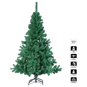 Umělý vánoční stromek, zelený, 150 cm