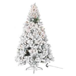 Vánoční zasněžený strom s led světýlky Snowy - 76*150cm