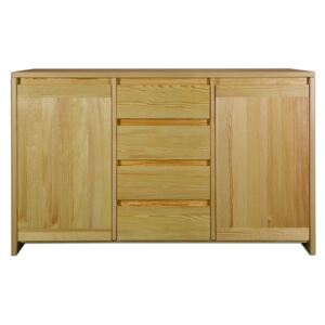 KD171 dřevěná komoda z masivní borovice Drewmax (Kvalitní nábytek z borovicového masivu)