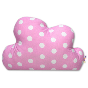 Mráček - dekorační polštářek - Bubble růžový