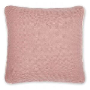 Polštář pletený cosy 45x45 cm růžový