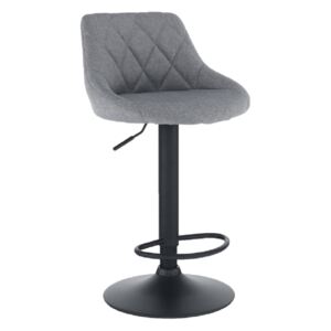 Barová židle Tempo Kondela, šedá / černá, TERKAN