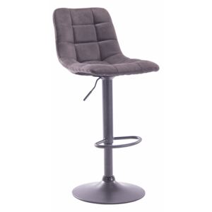 Barová židle Tempo Kondela, šedá / černá, LAHELA