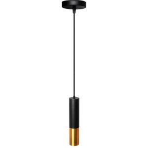 TOOLIGHT Kovová závěsná stropní lampa z černého zlata APP469-1CP