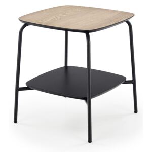 Konferenční stolek Halmar Genua LAW-1, šedá (popel) / černá