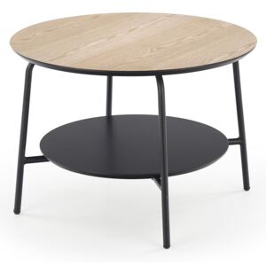 Konferenční stolek Halmar Genua LAW-3, šedá (popel) / černá