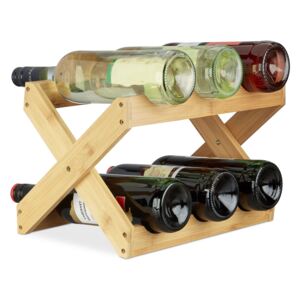 Bambusový stojan na víno | 6 lahví