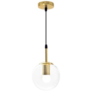 TOOLIGHT Závěsná skleněná stropní lampa - zlatá APP686-1CP