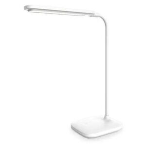 LED nabíjecí stolní lampa do kanceláře FLEXIS, 5W, denní bílá, bílá