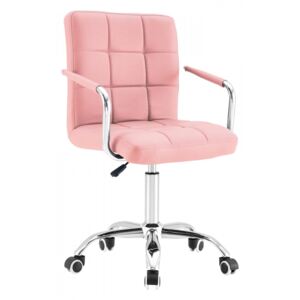 Tutumi Otočná židle AMELIA růžová