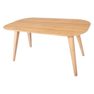 Jídelní stůl z masivu SANTORINI dub bělený Velikost stolu 160x90