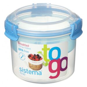 Snídaňový box Sistema Breakfast To Go 530ml Barva: modrá