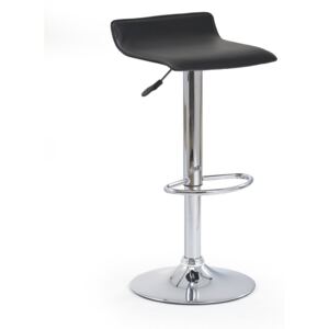 Barová židle Halmar H-1, PVC textilie černá / chrom