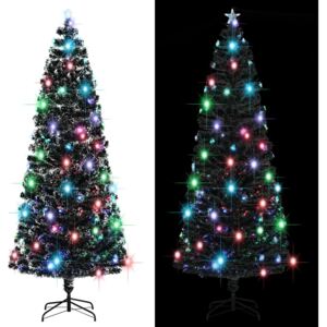 Umělý vánoční stromek se stojanem a LED 240 cm 380 větviček