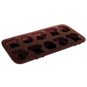 Formičky na čokoládu silikonové CULINARIA Brown 20,3 x 10,6 cm, zvířátka - BANQUET