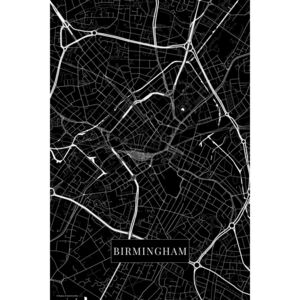 Mapa Birmingham black