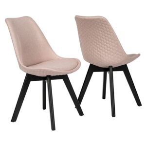 SALESFEVER Jídelní židle růžová sada 2 ks, Vemzu - sleva 10% (kód EXTRA 10)