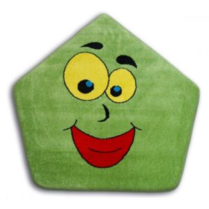 Dětský kusový koberec Domeček zelený, Velikosti 80cm