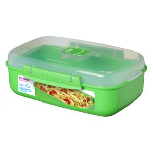Miska na jídlo Sistema Microwave Rectangle 1.25L Barva: zelená