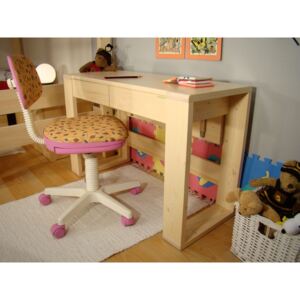 Dětský rostoucí psací stůl z masivu JUNI, rostoucí psací stůl pro děti ROALHOLZ