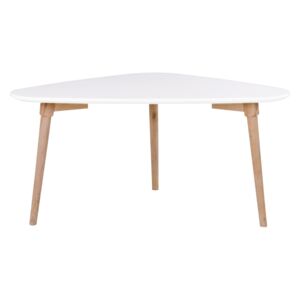 Nordic Experience Konferenční stolek Mary bílá/přírodní 85 cm