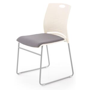 Konferenční židle CALI bílá / šedá