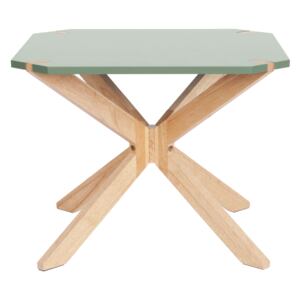 Select Time Zelený dřevěný odkládací stolek Xirom L