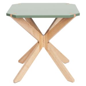 Select Time Zelený dřevěný odkládací stolek Xirom M