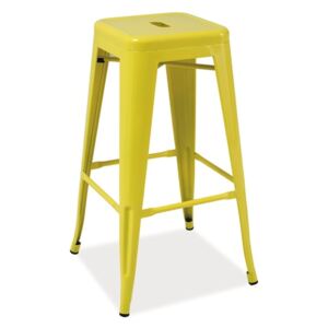 Barová židle LONG žlutá